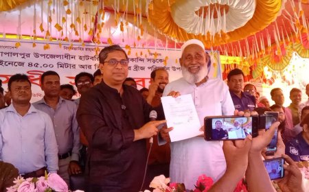 গোপালপুরে সেই জীর্ন বৈরাণ সেঁতু পরিদর্শনে এলজিআরডি প্রতিমন্ত্রী; ৪.৫ কোটি টাকা ব্যয়ে নতুন সেঁতু