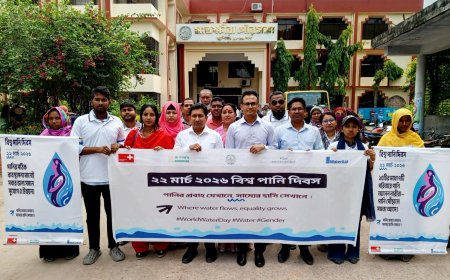 সাতক্ষীরায় বিশ্ব পানি দিবস উপলক্ষে র‍্যালী, বৃক্ষরোপণ ও খাল পরিস্কার কর্মসূচি অনুষ্ঠিত