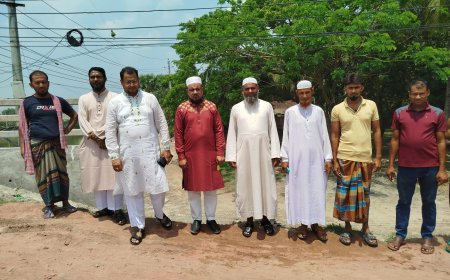 সাতক্ষীরায় রইচপুর উত্তর পাড়া ব্রিজ ও সড়ক পরিদর্শন জনদুর্ভোগ লাঘবে জামায়াত নেতৃবৃন্দের আশাবাদ