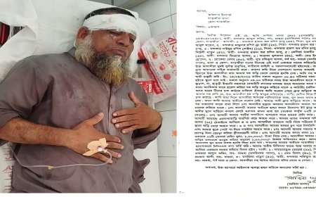 সাতক্ষীরায় বসতবাড়িতে হামলা ও ভাঙচুর শিক্ষক দম্পতিকে কুপিয়ে ও পিটিয়ে জখম