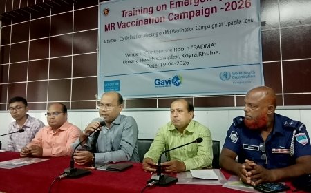 কয়রায় হাম-রুবেলা টিকাদান ক্যাম্পেইন বাস্তবায়নে সভা