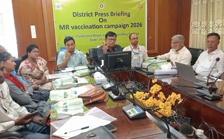 সাতক্ষীরায় আগামীকাল হতে ২ হাজার ৪১৭টি স্থায়ী ও অস্থায়ী কেন্দ্রে একযোগে হামের টিকা প্রদান