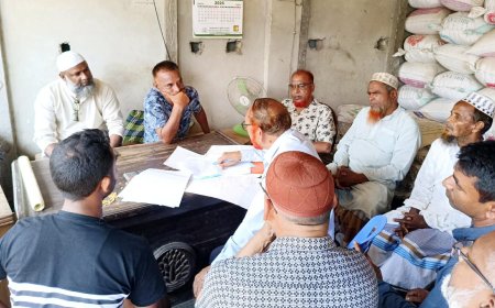 মাহমুদপুরে জমি বিরোধে আদালতের নির্দেশে মাঠে কমিশনের তদন্ত