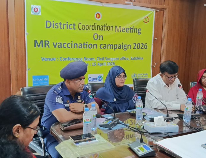 সাতক্ষীরায় ১ লাখ ৭৭ হাজার শিশুকে দেয়া হবে হামের টিকা