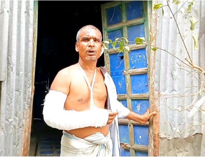 মেলান্দহে জমি বিরোধে প্রতিবন্ধীকে কুপিয়ে জখম, বাড়িতে হামলা-ভাঙচুর ও লুটের অভিযোগ