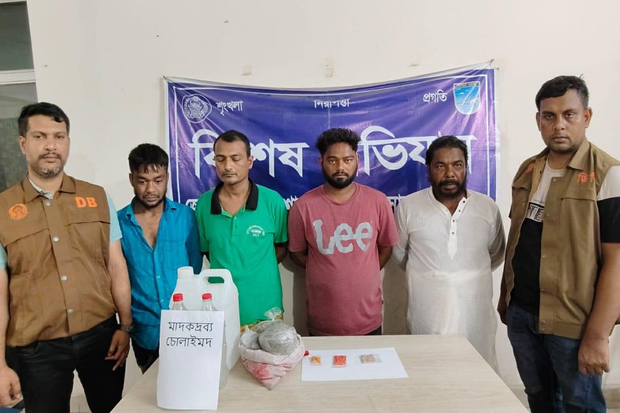 গোয়েন্দা পুলিশের পৃথক পৃথক অভিযানে ৪ জন মাদক ব্যবসায়ী গ্রেফতার