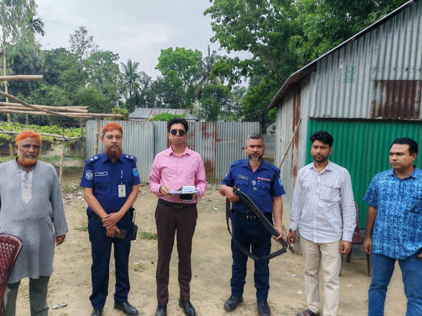 বাসাইলে অবৈধভাবে মাটি কাটায় এক লাখ টাকা জরিমানা