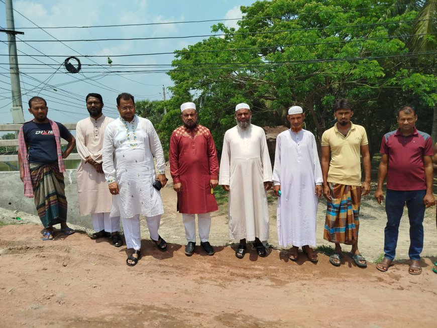 সাতক্ষীরায় রইচপুর উত্তর পাড়া ব্রিজ ও সড়ক পরিদর্শন জনদুর্ভোগ লাঘবে জামায়াত নেতৃবৃন্দের আশাবাদ