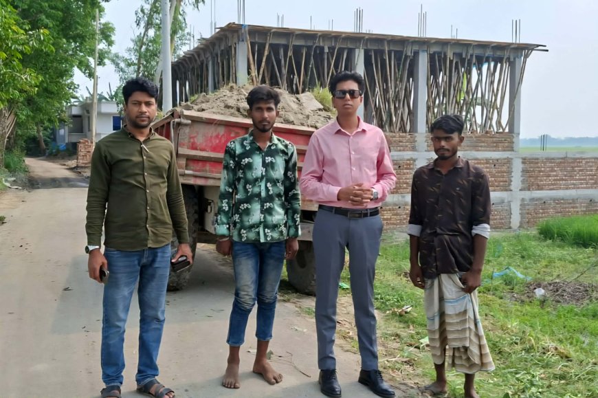 বাসাইলে মাটি কাটায় ব্যবসায়ীকে ৫০ হাজার টাকা জরিমানা