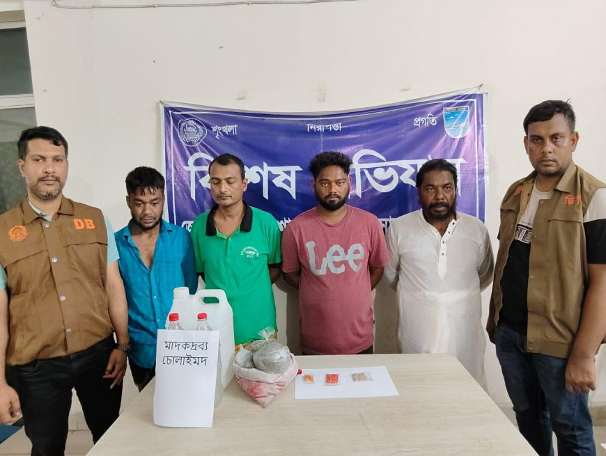 গোয়েন্দা পুলিশের পৃথক পৃথক অভিযানে ৪ জন মাদক ব্যবসায়ী গ্রেফতার