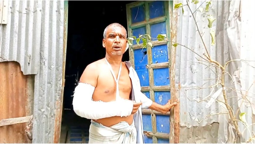 মেলান্দহে জমি বিরোধে প্রতিবন্ধীকে কুপিয়ে জখম, বাড়িতে হামলা-ভাঙচুর ও লুটের অভিযোগ