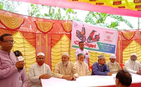 টাঙ্গাইলের ঘাটাইলে “সিয়াম ইলেকট্রিক বাইক” শোরুমের উদ্বোধন