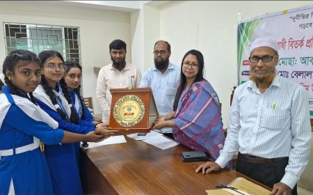 বাসাইলে দুর্নীতি বিরোধী বিতর্ক প্রতিযোগিতা ও পুরস্কার বিতরণী অনুষ্ঠিত