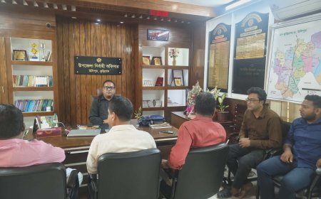 উলিপুরে সাংবাদিকদের সাথে নবাগত ইউএনও এ.টি.এম আরিফ-এর মতবিনিময়