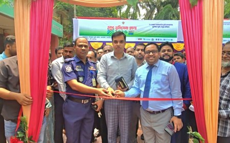 মাদারীপুরে শুরু হয়েছে তিন দিনব্যাপী ভূমিসেবা সপ্তাহ