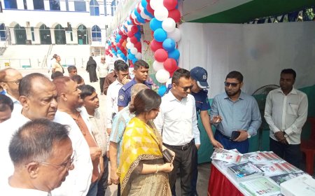 সাতক্ষীরায় বর্ণাঢ্য আয়োজনে তিনদিন ব্যাপী ভূমি সেবা মেলার উদ্বোধন