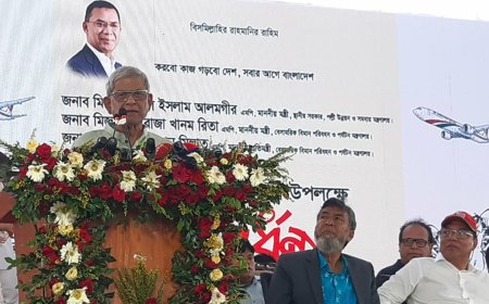 প্রধানমন্ত্রী বলেছেন, মন্ত্রীরাও বলেছেন, সেহেতু চালু হবে  আগামী ২ বছরের মধ্যে ঠাকুরগাঁও বিমান বন্ধর চালু হবে ইনশায়াল্লাহ-ঠাকুরগাঁওয়ে মির্জা ফখরুল