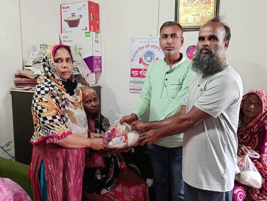 জামালপুরে কাউন্সিলর প্রার্থী আরজু আহম্মেদ তারার ঈদ উপহার
