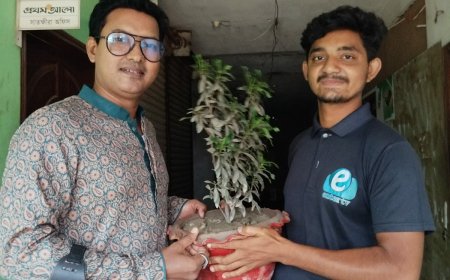 সবুজে সাজবে সাতক্ষীরা বন্ধুসভার অভিনব চারা উপহার কর্মসূচি শুরু