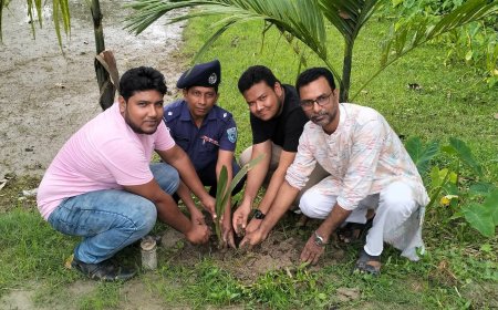 উলিপুরে অরণ্যের তিন হাজার তালের চারা রোপণ কর্মসূচি-২০২৬ অনুষ্ঠিত
