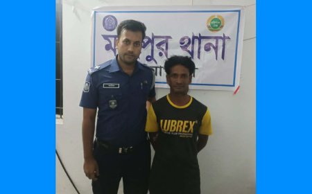 মহিপুরে চেক ডিজঅনার মামলায় দণ্ডিত পলাতক আসামি গ্রেফতার