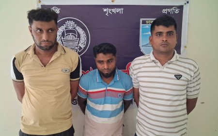 পুলিশ পরিচয়ে ইজিবাইক চুরি: চাকরিচ্যুত সেনাসদস্য ও পুলিশসহ গ্রেফতার-৩