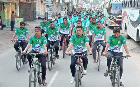 সাতক্ষীরায় মাদকবিরোধী সাইকেল র‍্যালী