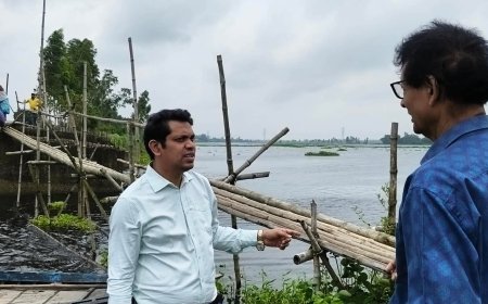 বাসাইলে ​নিরাইলবাসীর দুর্ভোগ লাঘবে দ্রুত অস্থায়ী কাঠের ব্রিজ নির্মাণের আশ্বাস ইউএনও’র