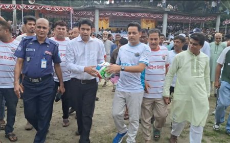 জেলা প্রশাসক গোল্ডকাপ: বাসাইল ও টাঙ্গাইল সদর উপজেলার লড়াই গোলশূন্য ড্র