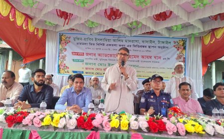 মুজিব হাবিব ইসলামিয়া আলিম মাদ্রাসার নতুন ভবন নির্মাণের ভিত্তিপ্রস্তর স্থাপন
