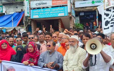 ভিডিও ভাইরালের ঘটনায় সাতক্ষীরা-৪ আসনের এমপি ও জামায়াত নেতা গাজী নজরুলের বিরুদ্ধে সমাবেশ, শ্যামনগরে অবাঞ্চিত ঘোষনা