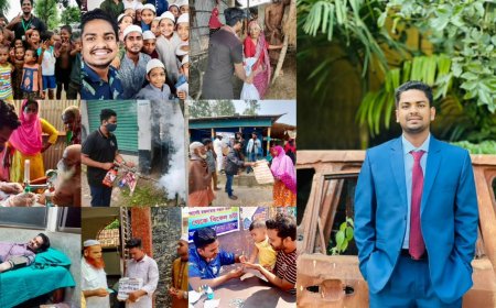 মানবতার কল্যাণে বিশ্ববিদ্যালয় শিক্ষার্থী রুমানের পথচলা
