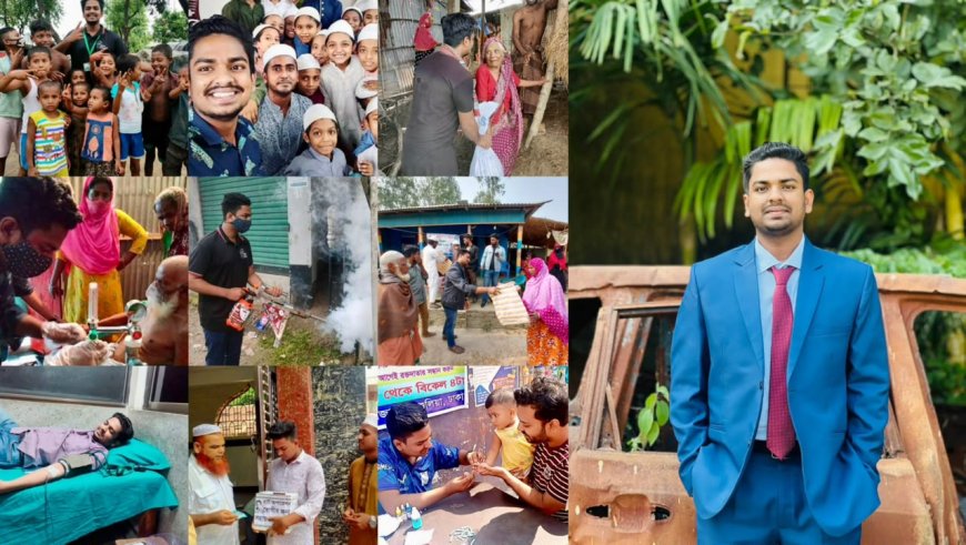 মানবতার কল্যাণে বিশ্ববিদ্যালয় শিক্ষার্থী রুমানের পথচলা