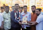 দরবস্ত ফুটবল একাডেমির সংবর্ধনায় অভিনেতা সনি রহমান