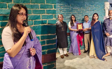 পাখিবন্ধু সম্মাননা পেলেন রুটস ক্লাবের সামিনা ইসলাম নি