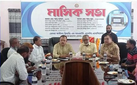সাতক্ষীরা ভোমরা স্থলবন্দরের যানজট নিরসনকল্পে আলোচনা সভা
