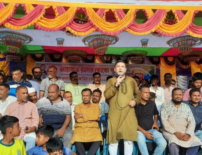 সাতক্ষীরার কালিগঞ্জের কোকো স্মৃতি প্রীতি ফুটবল টুর্নামেন্ট অনুষ্ঠিত