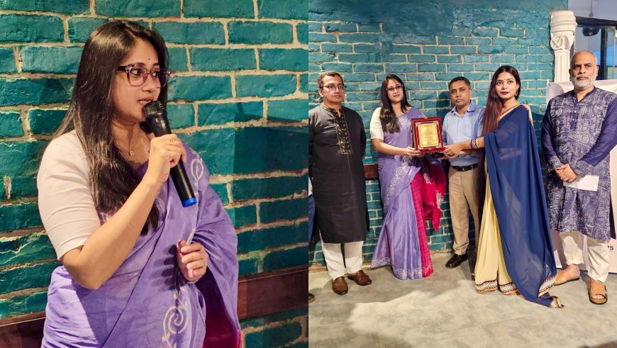 পাখিবন্ধু সম্মাননা পেলেন রুটস ক্লাবের সামিনা ইসলাম নি